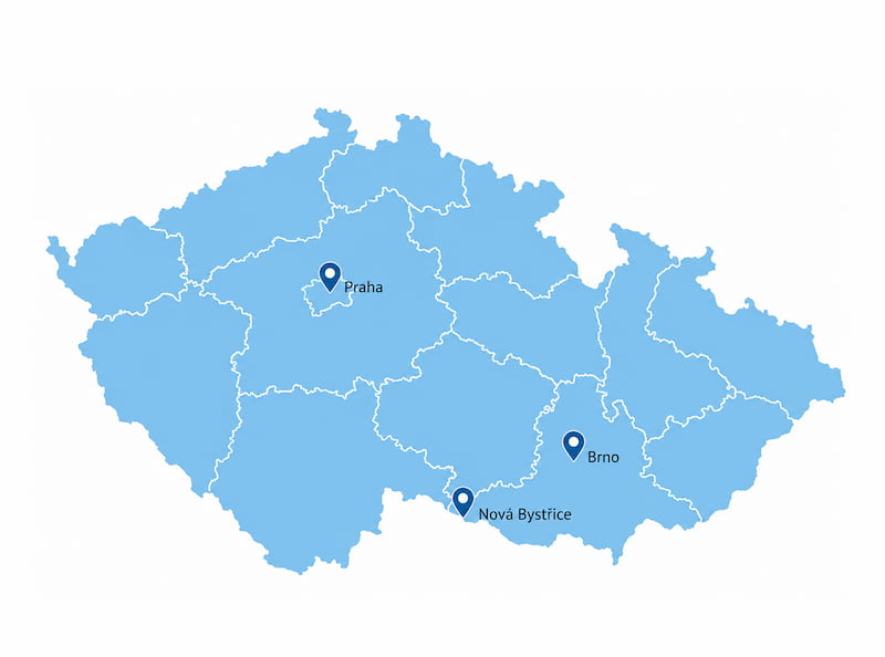 Mapa ČR