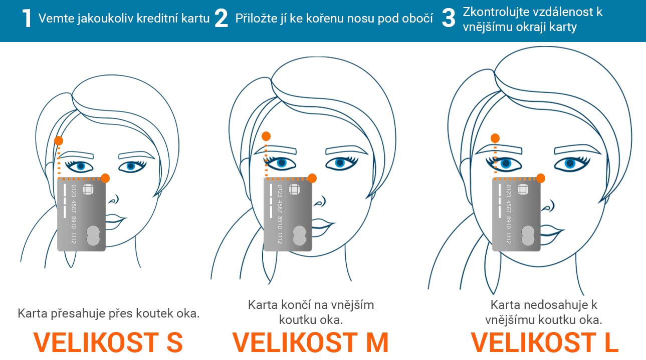 Jak rozumět rozměrům brýlí – použijte kreditku