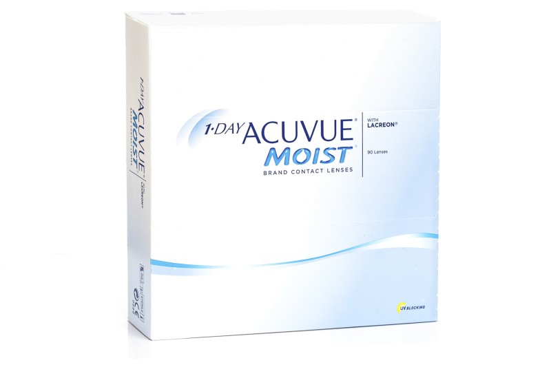 

1-DAY Acuvue Moist (90 lentilles)