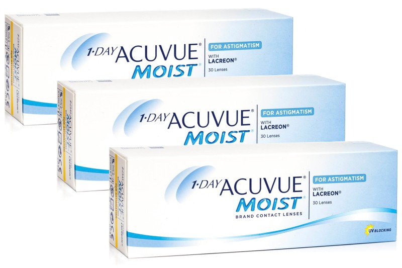 E-shop Johnson & Johnson 1-DAY Acuvue Moist for Astigmatism (90 čoček)