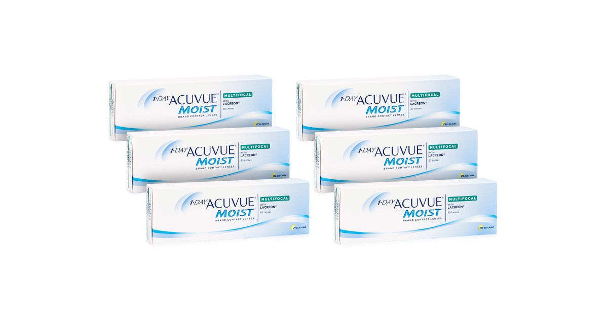 1-DAY Acuvue Moist Multifocal (180 lenses)