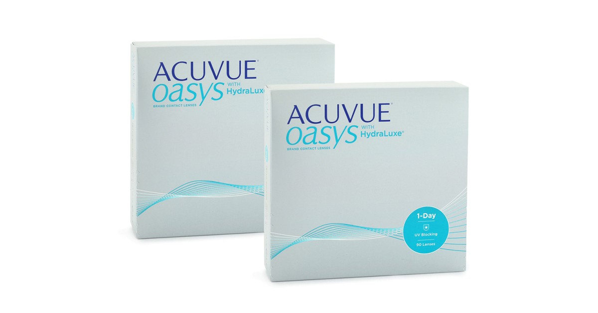 Acuvue Oasys 1-Day with HydraLuxe (180 lenses)