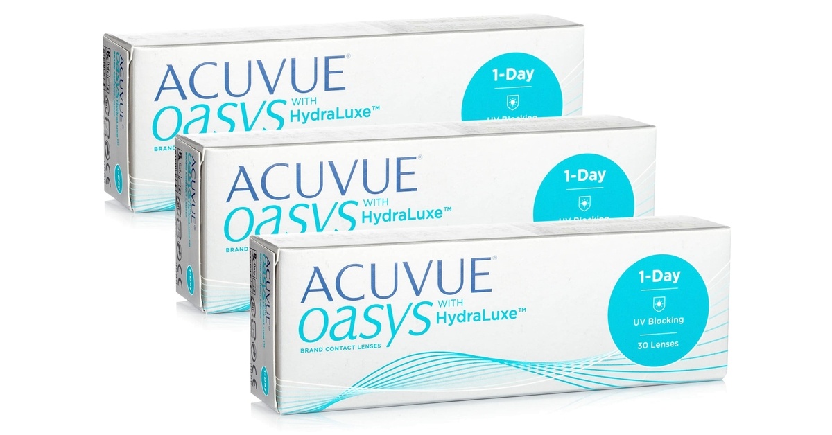 Image of Acuvue Oasys 1-Day with HydraLuxe (90 Linsen)