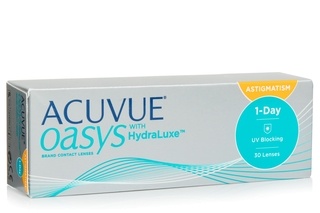 Acuvue Oasys 1-Day with HydraLuxe for Astigmatism (30 šošoviek)