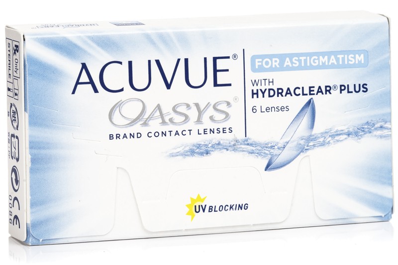 Toestand nul cliënt Acuvue Oasys voor astigmatisme contactlenzen (6 lenzen) | Lentiamo