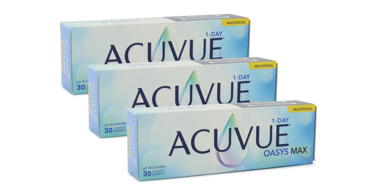 Acuvue Oasys Max 1-Day Multifocal (90 lenses)