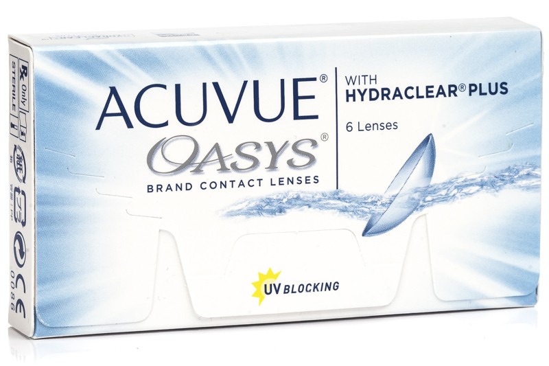 Oxide samen Het begin Acuvue Oasys (6 lenzen) met Hydraclear Plus | Lentiamo