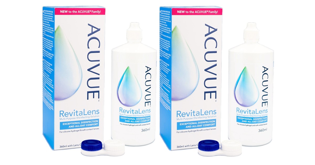 Image of Acuvue RevitaLens 2 x 360 ml mit Behälter