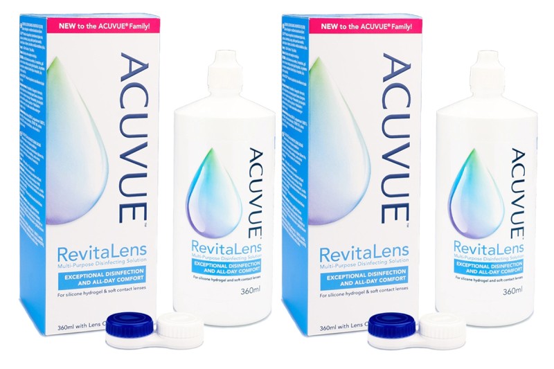 

Acuvue RevitaLens 2 x 360 ml avec étuis