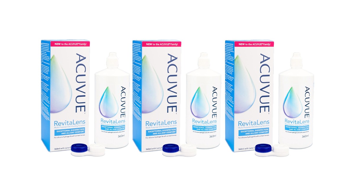 Image of Acuvue RevitaLens 3 x 360 ml mit Behälter