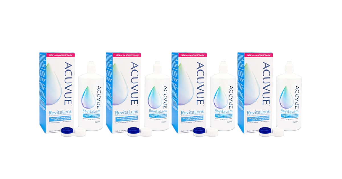 Image of Acuvue RevitaLens 4 x 360 ml mit Behälter