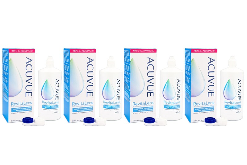 E-shop Acuvue RevitaLens 4 x 360 ml s pouzdry