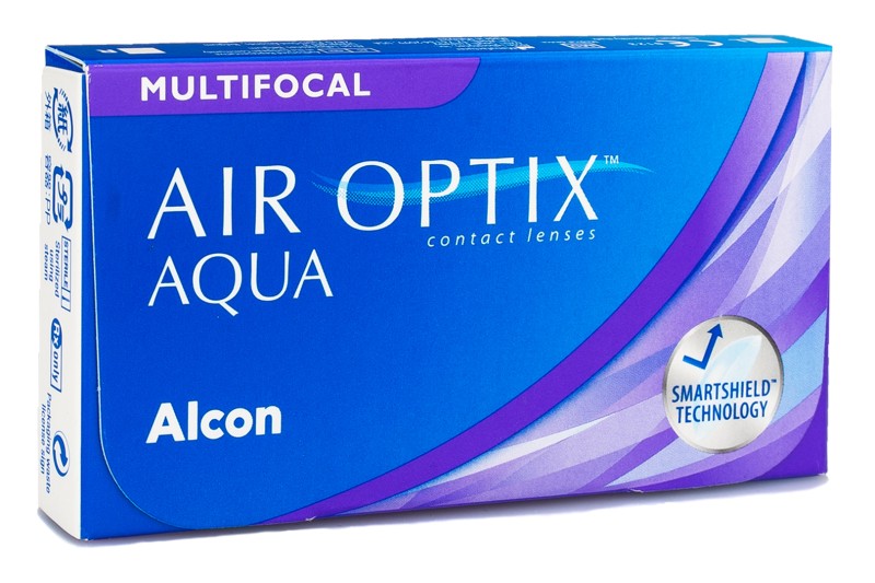 Alcon Alcon Air Optix Aqua Multifocal - Πολυεστιακοί - (6 φακοί) Μηνιαίοι Μυωπίας Υπερμετρωπίας Πολυεστιακοί