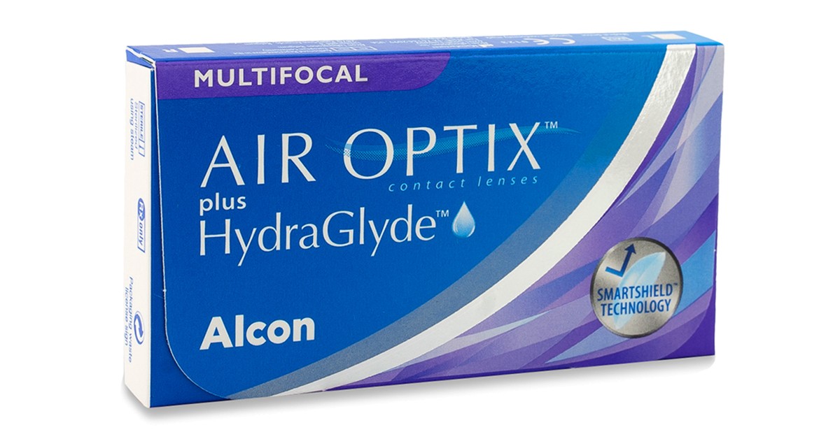 Air Optix Plus Hydraglyde Multifocal (3 lenti)