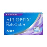 Air Optix Plus Hydraglyde Multifocal (6 čoček) + Solunate Multi-Purpose 400 ml s pouzdrem 39467