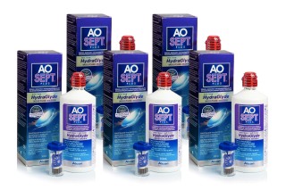 AOSEPT PLUS s Hydraglyde 5 x 360 ml s pouzdry - DE