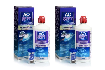 AOSEPT PLUS mit Hydraglyde 2 x 360 ml mit Behälter