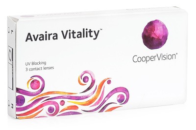 Avaira Vitality (3 lenses) CooperVision Monthly Contact Lenses silicone hydrogel single vision