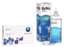 Biofinity (6 lenzen) + ReNu MultiPlus 360 ml met lenzendoosje
