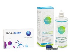 Biofinity Energys CooperVision (6 lentillas) + Solunate Multi-Purpose 400 ml con estuche