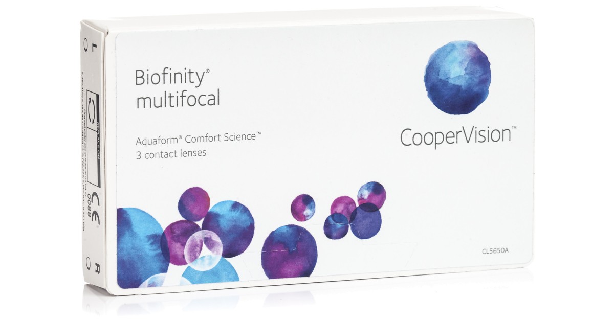 Biofinity Multifocal CooperVision (3 linser)