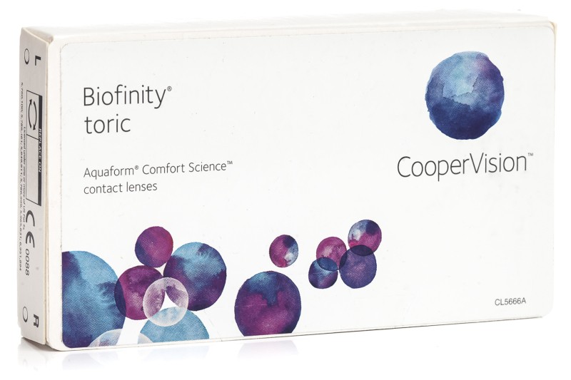 

Biofinity Toric CooperVision (6 lentilles)