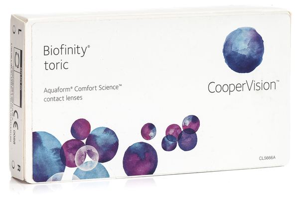 E-shop CooperVision Biofinity Toric CooperVision (6 šošoviek)