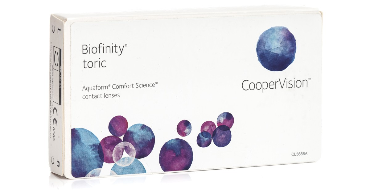 BIOFINITY  Toric CooperVision (3 lentilles)