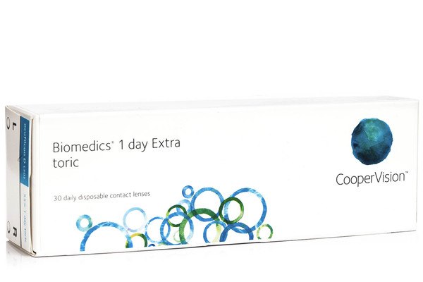 E-shop CooperVision Biomedics 1 Day Extra Toric CooperVision (30 šošoviek)