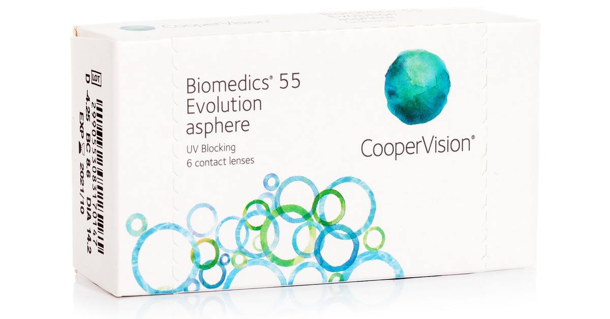Biomedics 55 Evolution (6 Linsen)