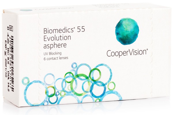 E-shop CooperVision Biomedics 55 Evolution CooperVision (6 šošoviek)
