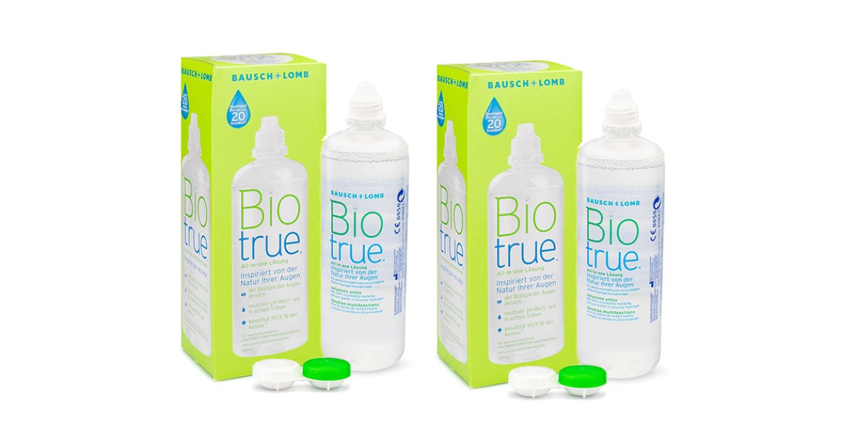 Image of Biotrue Multi-Purpose 2 x 300 ml mit Behälter