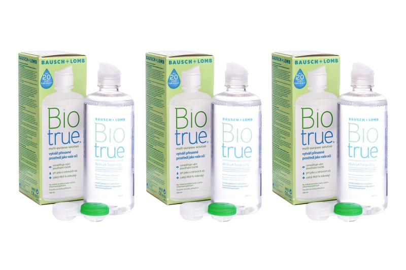 E-shop Biotrue Multi-Purpose 3 x 300 ml s pouzdry