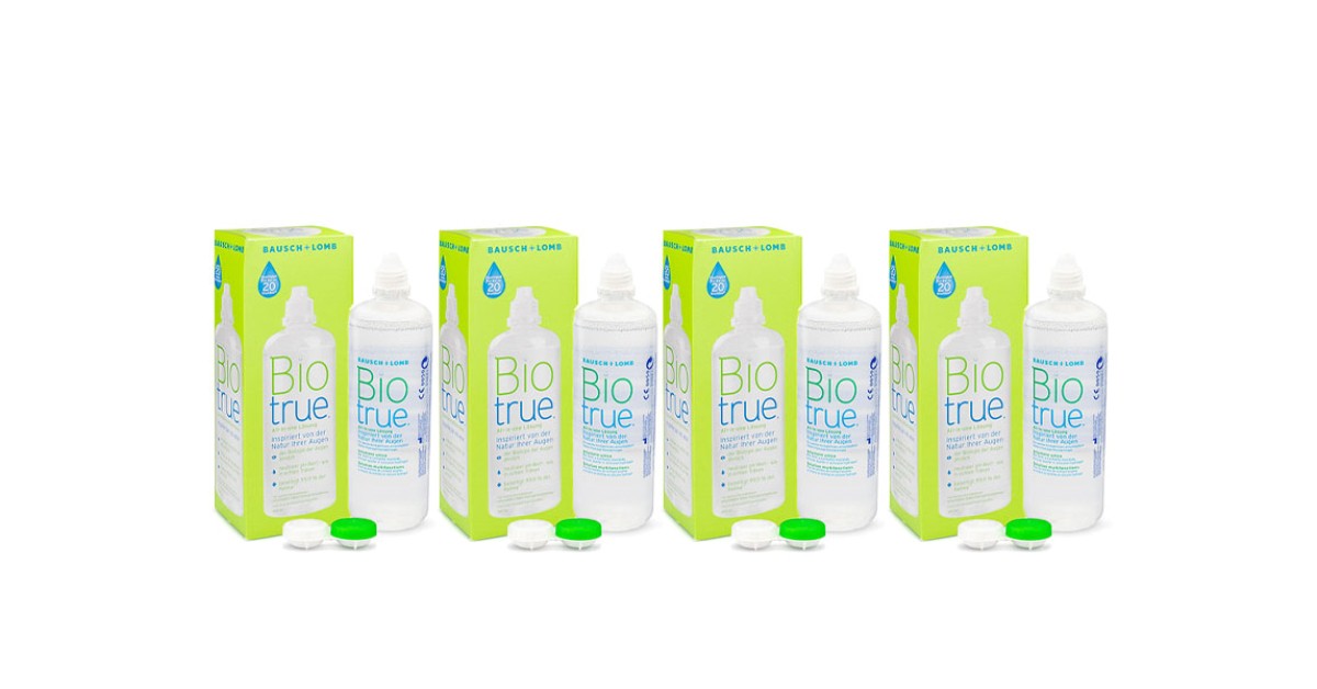 Image of Biotrue Multi-Purpose 4 x 300 ml mit Behälter