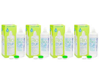 Biotrue Multi-Purpose 4 x 300 ml s pouzdry - DE