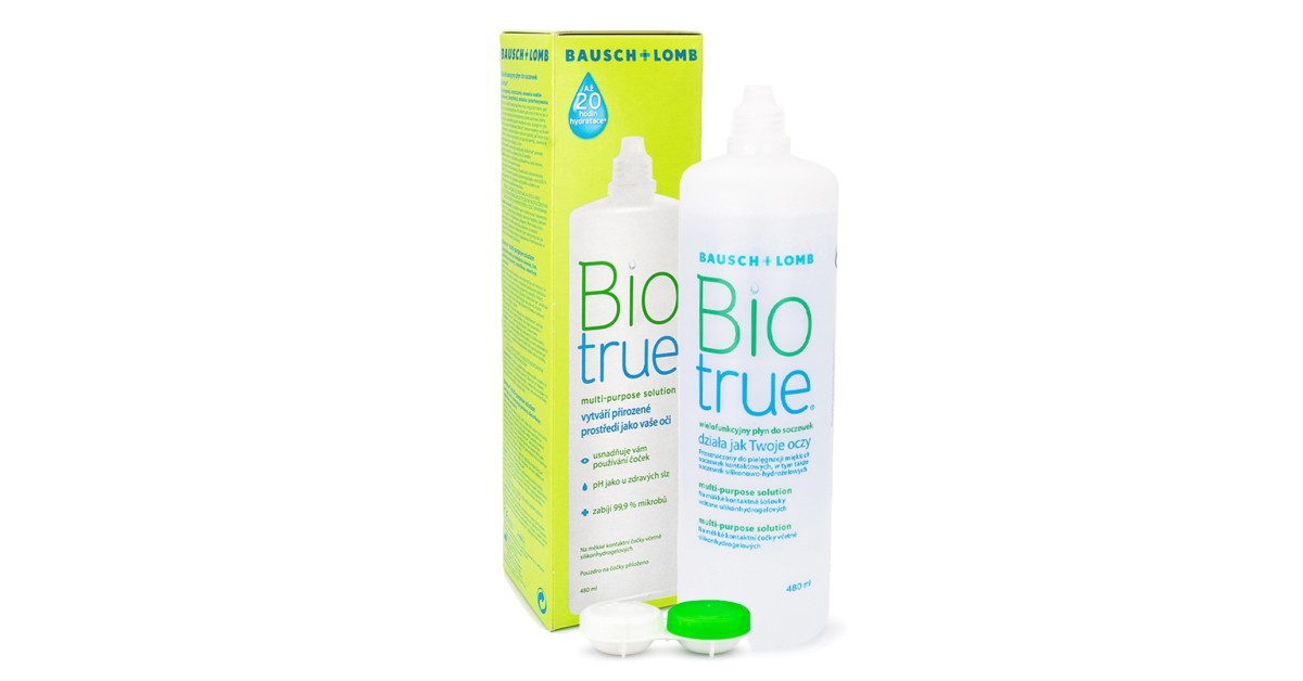 Biotrue Multi-Purpose 480 ml con portalenti