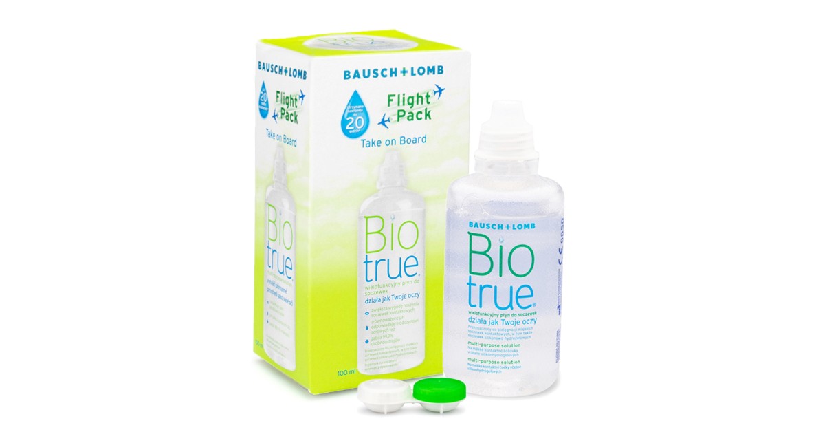 Biotrue Multi-Purpose Flight Pack 100 ml med linsetui