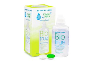 Biotrue Multi-Purpose Flight Pack 100 ml cu suport