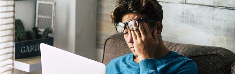 Digitální únava zraku a syndrom počítačového vidění