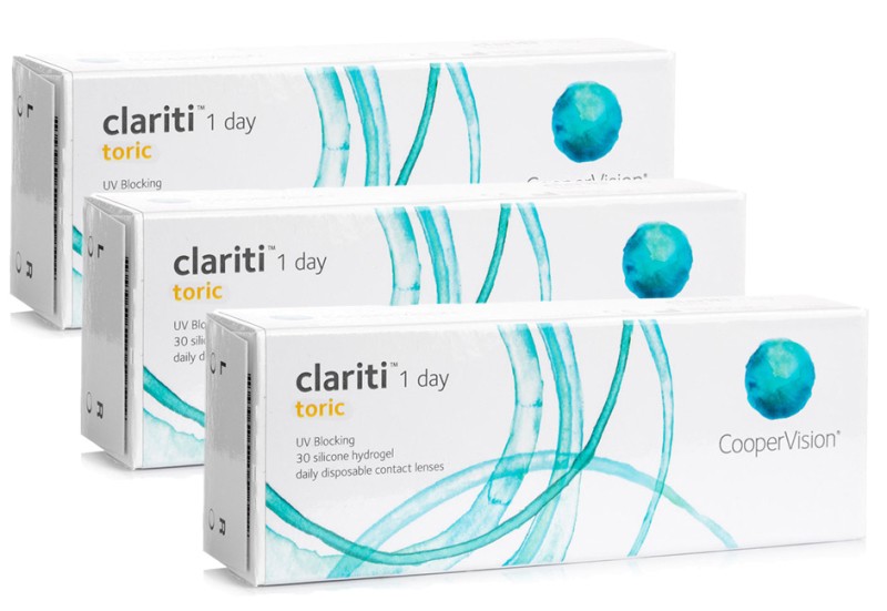 

Clariti 1 day Toric (90 lentilles)