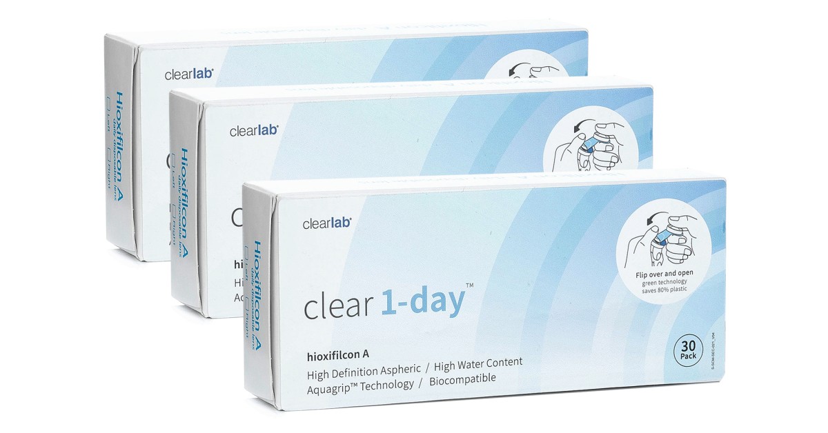 Clear 1-day (90 lenses)