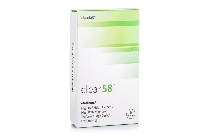 ClearLab Clear 58 (6 φακοί) Μηνιαίοι Μυωπίας Υπερμετρωπίας 2053