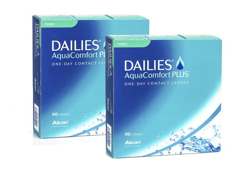 Alcon Alcon DAILIES AquaComfort Plus Toric (180 φακοί) Ημερήσιοι Μυωπίας Υπερμετρωπίας Αστιγματικοί