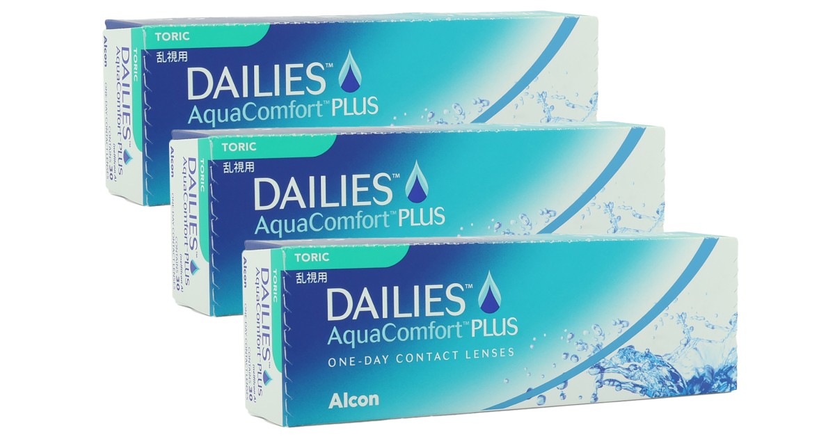 DAILIES  AquaComfort Plus Toric (90 lentilles)