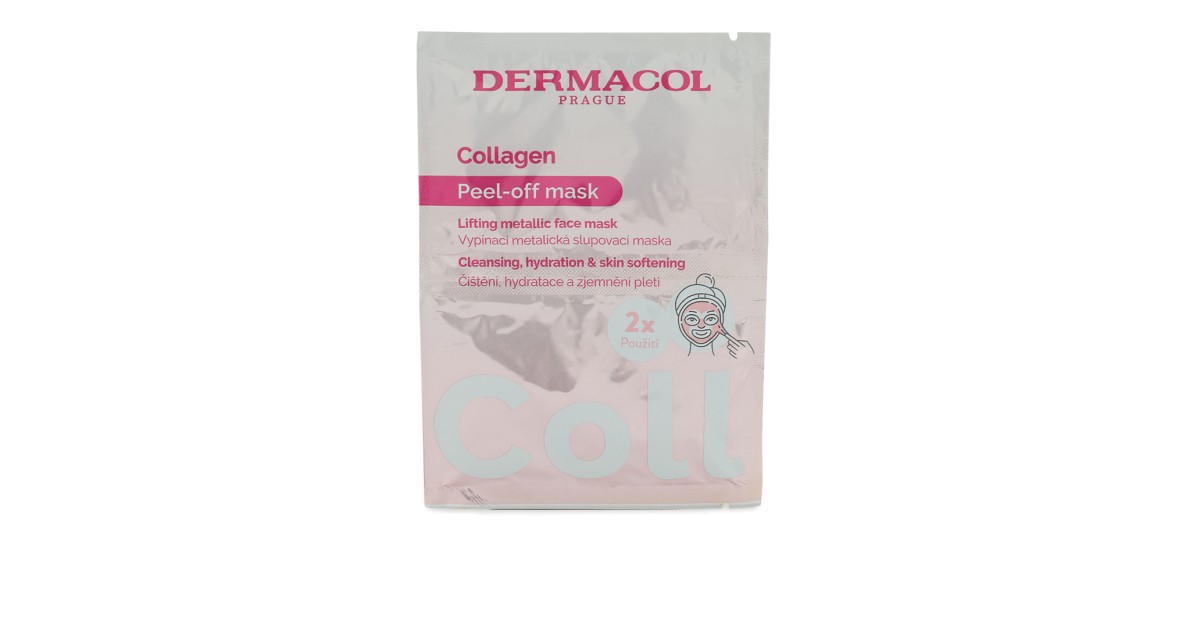 Dermacol Collagen Coll lyftande metallisk peel-off-mask