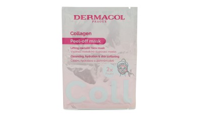 Dermacol Collagen Coll vypínací metalická slupovací maska