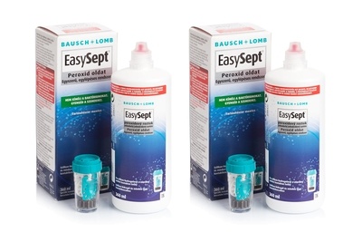 EasySept 2 x 360 ml with cases Bausch &amp; Lomb