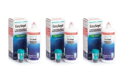 EasySept 3 x 360 ml with cases Bausch &amp; Lomb