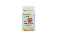 GymBeam Multivitamín pomeranč pro děti (120 cucavých tablet)