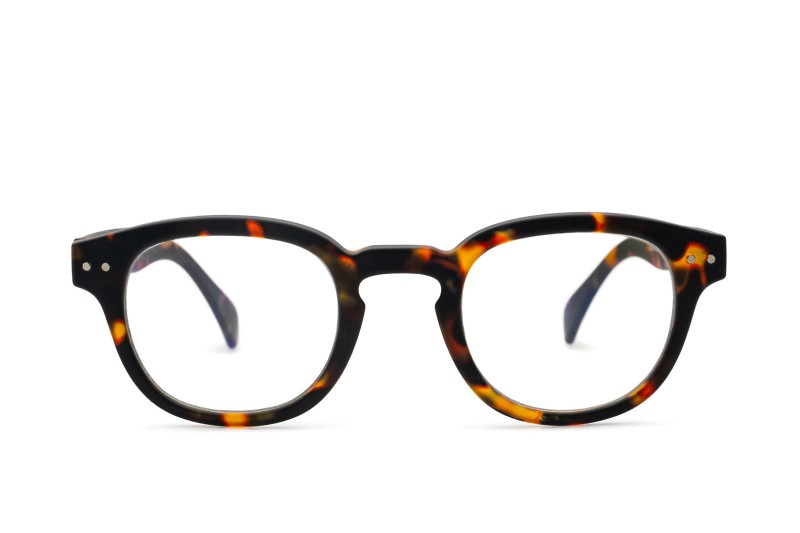 Izipizi Screen #C Tortoise - brýle proti modrému světlu, čtvercové, unisex, hnědé
